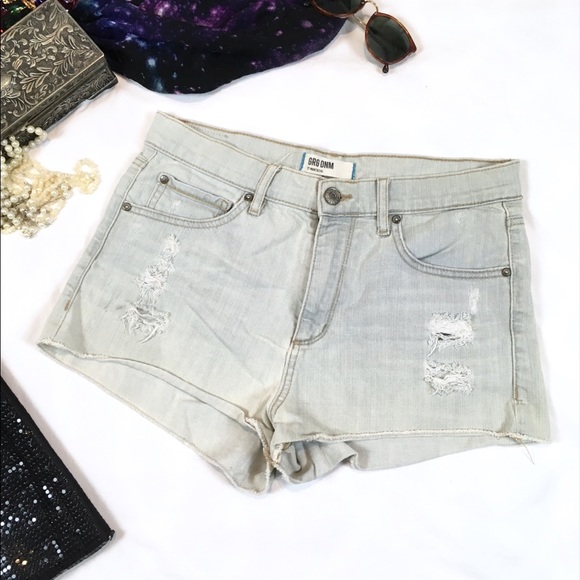 Garage Pants - GARAGE Retro High Waist Cutoffs